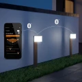 Lampa ogrodowa stojąca z czujnikiem ruchu i zmierzchu GL 80 SC iHF Connect wys. 63cm. LED 9W 3000K IP44 sterowana aplikacją steinel 055486 | 4007841055486 noxbox lampynox www.lampynox.pl