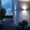 Kinkiet zewnętrzny z czujnikiem ruchu i zmierzchu sterowany aplikacją L 830 C iHF Connect srebrna LED 9W 3000K IP44 steinel 055509 | 4007841055509 noxbox lampynox www.lampynox.pl