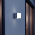 Kinkiet zewnętrzny z czujnikiem ruchu i zmierzchu sterowany aplikacją L 835 SC iHF Connect srebrny LED 9W 3000K IP44 steinel 055523 | 4007841055523 noxbox lampynox www.lampynox.pl