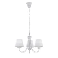 Żyrandol CORTEZ Biały Lampa wisząca 3 x E14 Trio 110600331 | 4017807343656 noxbox lampynox www.lampynox.pl