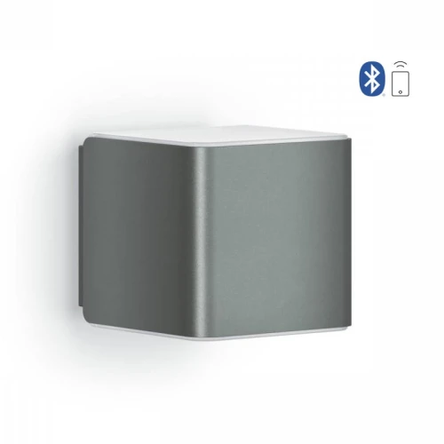 Kinkiet zewnętrzny sterowany aplikacją L 840 C Connect antracyt LED 9W 3000K IP44 steinel 079277 | 4007841079277 noxbox lampynox www.lampynox.pl