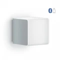 Kinkiet zewnętrzny z czujnikiem ruchu i zmierzchu sterowany aplikacją L 830 SC iHF Connect srebrna LED 9W 3000K IP44 steinel 055509 | 4007841055509 noxbox lampynox www.lampynox.pl