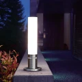 Lampa ogrodowa stojąca z czujnikiem ruchu i zmierzchu GL 60 S wys. 1m. stalowy PIR E27 10W 3000K IP44 steinel 007881 | 4007841007881 noxbox lampynox www.lampynox.pl