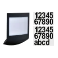 Kinkiet zewnętrzny z numerem domu ściemnialny sterowany aplikacją z czujnikiem ruchu i zmierzchu Padea antracyt Smart Home Zigbee PIR LED DIM 8,2W 2200-3000K IP44 paulmann 94509 | 4000870945094 noxbox lampynox www.lampynox.pl