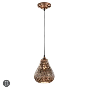 JASMIN Antyczna Miedź E14 Lampa wisząca 
