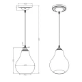 Lampa wisząca JASMIN Antyczna Miedź E14  Trio 303700162 | 4017807286625 noxbox lampynox www.lampynox.pl