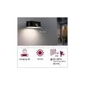 Kinkiet zewnętrzny z czujnikiem ruchu i zmierzchu ADYA antracyt PIR LED 10W 3000K IP44 paulmann 94402 | 4000870944028 noxbox lampynox www.lampynox.pl