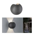 Kinkiet zewnętrzny Concrea czarny piaskowiec LED 2x5,5W 3000K IP65 paulmann 94499 | 4000870944998 noxbox lampynox www.lampynox.pl