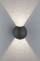 Kinkiet zewnętrzny Concrea czarny piaskowiec LED 2x5,5W 3000K IP65 paulmann 94499 | 4000870944998 noxbox lampynox www.lampynox.pl
