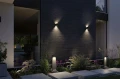 Kinkiet zewnętrzny Concrea czarny piaskowiec LED 2x5,5W 3000K IP65 paulmann 94499 | 4000870944998 noxbox lampynox www.lampynox.pl