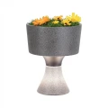 Lampa zewnętrzna z donicą Concrea czarny piaskowiec wys. 26cm. LED 5,5W 3000K IP65 paulmann 94503 | 4000870945032 noxbox lampynox www.lampynox.pl