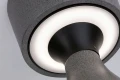 Lampa zewnętrzna z donicą Concrea czarny piaskowiec wys. 26cm. LED 5,5W 3000K IP65 paulmann 94503 | 4000870945032 noxbox lampynox www.lampynox.pl