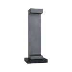 Concrea czarny piaskowiec wys. 61cm. LED 6,8W 3000K IP65 Lampa zewnętrzna stojąca