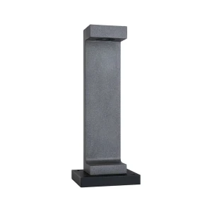 Concrea czarny piaskowiec wys. 61cm. LED 6,8W 3000K IP65 Lampa zewnętrzna stojąca