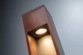 Lampa zewnętrzna stojąca Trabia drewno wys. 60cm. LED GU10 3,5W 3000K IP44 paulmann 94678 | 4000870946787 noxbox lampynox www.lampynox.pl