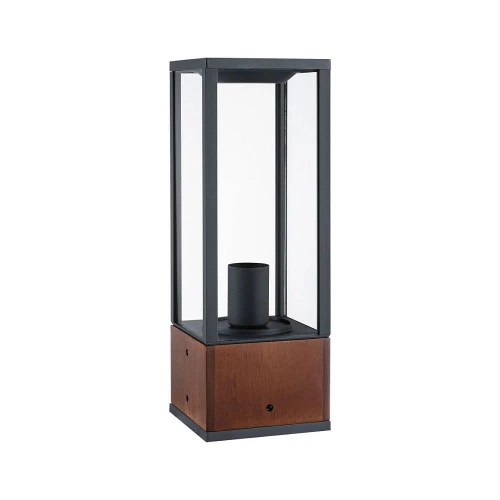 Lampa zewnętrzna stojąca Timba drewno wys. 40cm. E27 IP44 paulmann 94675 | 4000870946756 noxbox lampynox www.lampynox.pl