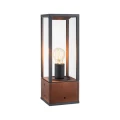 Lampa zewnętrzna stojąca Timba drewno wys. 40cm. E27 IP44 paulmann 94675 | 4000870946756 noxbox lampynox www.lampynox.pl