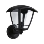 Classic Curved czarny E27 IP44 Kinkiet zewnętrzny