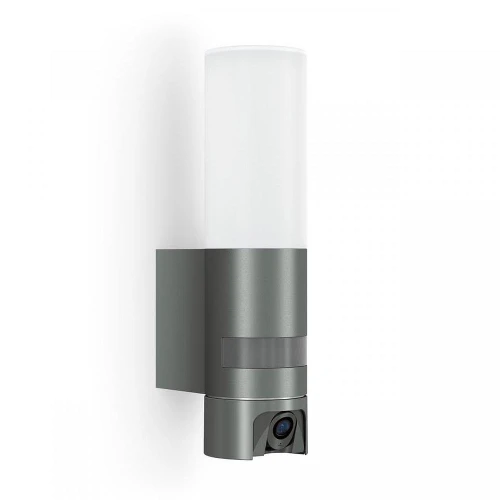 Kinkiet zewnętrzny z kamerą oraz czujnikiem ruchu i zmierzchu zarządzany aplikacją L 620 CAM SC antracyt kamera PIR LED 14W 3000K IP44 steinel 065829 | 4007841065829 noxbox lampynox www.lampynox.pl