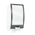 Kinkiet zewnętrzny odporny na uderzenia z czujnikiem ruchu i zmierzchu L 22 S antracyt PIR E27 IK07 IP44 steinel 035709 | 4007841035709 noxbox lampynox www.lampynox.pl
