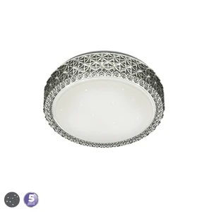 PEGASUS Antracyt LED 12W 3000K Gwieździsty efekt Lampa sufitowa 