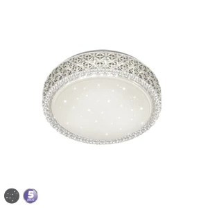 PEGASUS Biała LED 12W 3000K Gwieździsty efekt Lampa sufitowa 