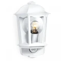 Kinkiet zewnętrzny z czujnikiem ruchu i zmierzchu L 190 S biały PIR E27 IP44 steinel 644512 | 4007841644512 noxbox lampynox www.lampynox.pl