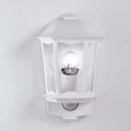Kinkiet zewnętrzny z czujnikiem ruchu i zmierzchu L 190 S biały PIR E27 IP44 steinel 644512 | 4007841644512 noxbox lampynox www.lampynox.pl