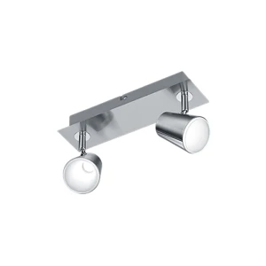 NARCOS Nikiel Mat LED 2 x 6,5W 3000K Kinkiet ścienny regulowany 