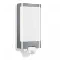 Kinkiet zewnętrzny z czujnikiem ruchu i zmierzchu L 240 S stalowy PIR LED 9,3W 3000K IP44 steinel 010461 | 4007841010461 noxbox lampynox www.lampynox.pl