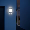 Kinkiet zewnętrzny z czujnikiem ruchu i zmierzchu L 240 S stalowy PIR LED 9,3W 3000K IP44 steinel 010461 | 4007841010461 noxbox lampynox www.lampynox.pl