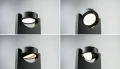Kinkiet zewnętrzny z obrotową głowicą Swivea antracyt LED 8W 3000K IP44 paulmann 94406 | 4000870944066 noxbox lampynox www.lampynox.pl