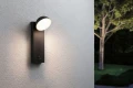 Kinkiet zewnętrzny odporny na sól morską z czujnikiem ruchu i zmierzchu Puka antracyt PIR LED 8,5W 3000K IP44 paulmann 94739 | 4000870947395 noxbox lampynox www.lampynox.pl