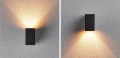 Kinkiet zewnętrzny FLAME antracyt LED 4W 2200K IP44 paulmann 94710 | 4000870947104 noxbox lampynox www.lampynox.pl
