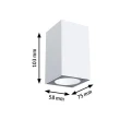 Kinkiet zewnętrzny FLAME biały LED 4W 2200K IP44 paulmann 94711 | 4000870947111 noxbox lampynox www.lampynox.pl