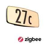 Sheera antracyt Smart Home Zigbee PIR LED DIM 6,5W 2200-3000K IP44 Kinkiet zewnętrzny z numerem domu ściemnialny sterowany aplikacją z czujnikiem ruchu i zmierzchu