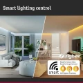 Kinkiet zewnętrzny z numerem domu ściemnialny sterowany aplikacją z czujnikiem ruchu i zmierzchu Sheera antracyt Smart Home Zigbee PIR LED DIM 6,5W 2200-3000K IP44 paulmann 94507 | 4000870945070 noxbox lampynox www.lampynox.pl