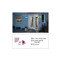 Kinkiet zewnętrzny z numerem domu ściemnialny sterowany aplikacją z czujnikiem ruchu i zmierzchu Sheera antracyt Smart Home Zigbee PIR LED RGBW DIM 6,5W 3000K IP44 paulmann 94508 | 4000870945087 noxbox lampynox www.lampynox.pl