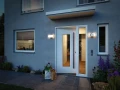 Kinkiet zewnętrzny z numerem domu ściemnialny sterowany aplikacją z czujnikiem ruchu i zmierzchu Sheera antracyt Smart Home Zigbee PIR LED RGBW DIM 6,5W 3000K IP44 paulmann 94508 | 4000870945087 noxbox lampynox www.lampynox.pl