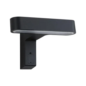 Ito antracyt PIR LED 6W 3000K IP44 Kinkiet zewnętrzny regulowany z czujnikiem ruchu i zmierzchu