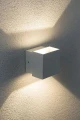 Kinkiet zewnętrzny regulowany Cybo biały LED 2x3,5W 2700K IP65 paulmann 18003 | 4000870180037 noxbox lampynox www.lampynox.pl