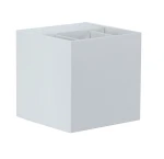 Cybo biały LED 2x3W 2700K IP65 Kinkiet zewnętrzny z regulowanym kątem świecenia