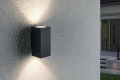 Kinkiet zewnętrzny FLAME antracyt LED 2x3,5W 3000K IP44 paulmann 94328 | 4000870943281 noxbox lampynox www.lampynox.pl