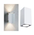 Kinkiet zewnętrzny FLAME biały LED 2x3,5W 3000K IP44 paulmann 94330 | 4000870943304 noxbox lampynox www.lampynox.pl