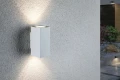 Kinkiet zewnętrzny FLAME biały LED 2x3,5W 3000K IP44 paulmann 94330 | 4000870943304 noxbox lampynox www.lampynox.pl