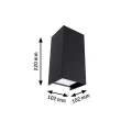 Kinkiet zewnętrzny FLAME antracyt LED 2x5,8W 3000K IP44 paulmann 94325 | 4000870943250 noxbox lampynox www.lampynox.pl