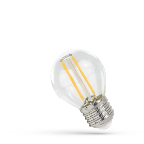 LED COG KULKA E27 230V 1W  WW 3000K CLEAR BARWA CIEPŁA WOJ+14581 | 5902650593886  noxbox lampynox www.lampynox.pl