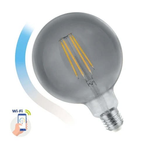 LED GLOB G125 4,9W  TUYA SMART CCT+DIM Wi-Fi E-27 MODERNSHINE 230V WOJ+14559 | 5902650593374 noxbox lampynox www.lampynox.pl
