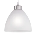 Lampa wisząca DALLAS Nikiel Mat / Biała  E27 RL R32171007 | 4017807187397 noxbox lampynox www.lampynox.pl