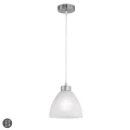 Lampa wisząca DALLAS Nikiel Mat / Biała  E27 RL R32171007 | 4017807187397 noxbox lampynox www.lampynox.pl